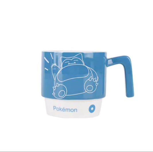 Snorlax Rest-type stackable ceramic mug - Kanto Domain artifact.