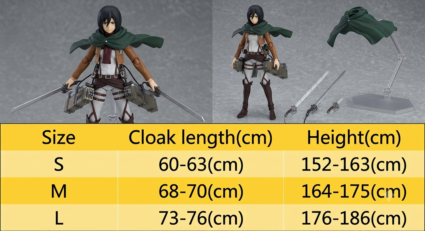 Attack on Titan Scouting Legion Cosplay Cloak – Anime Survey Corps Green Cape