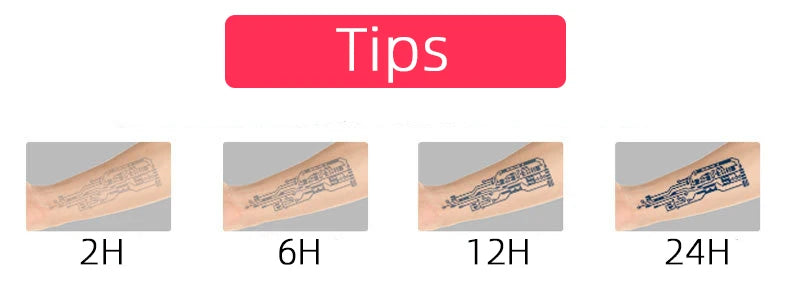 Anime Herbal Temporary Tattoos – Waterproof Long-Lasting Totem Decals