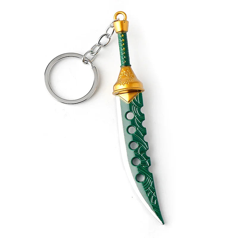 The Seven Deadly Sins Meliodas Lostvayne Sword – Anime Metal Weapon Keychain & Necklace