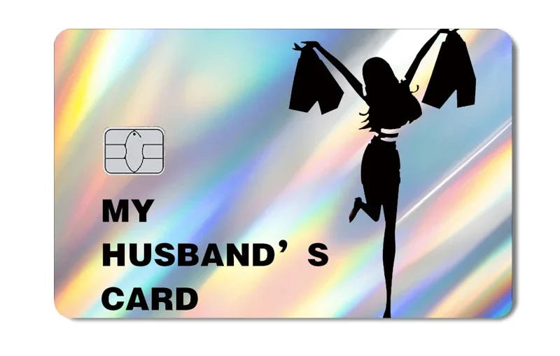Anime Holographic Credit Card Skin Cover – Laser Debit & Bank Card Sticker