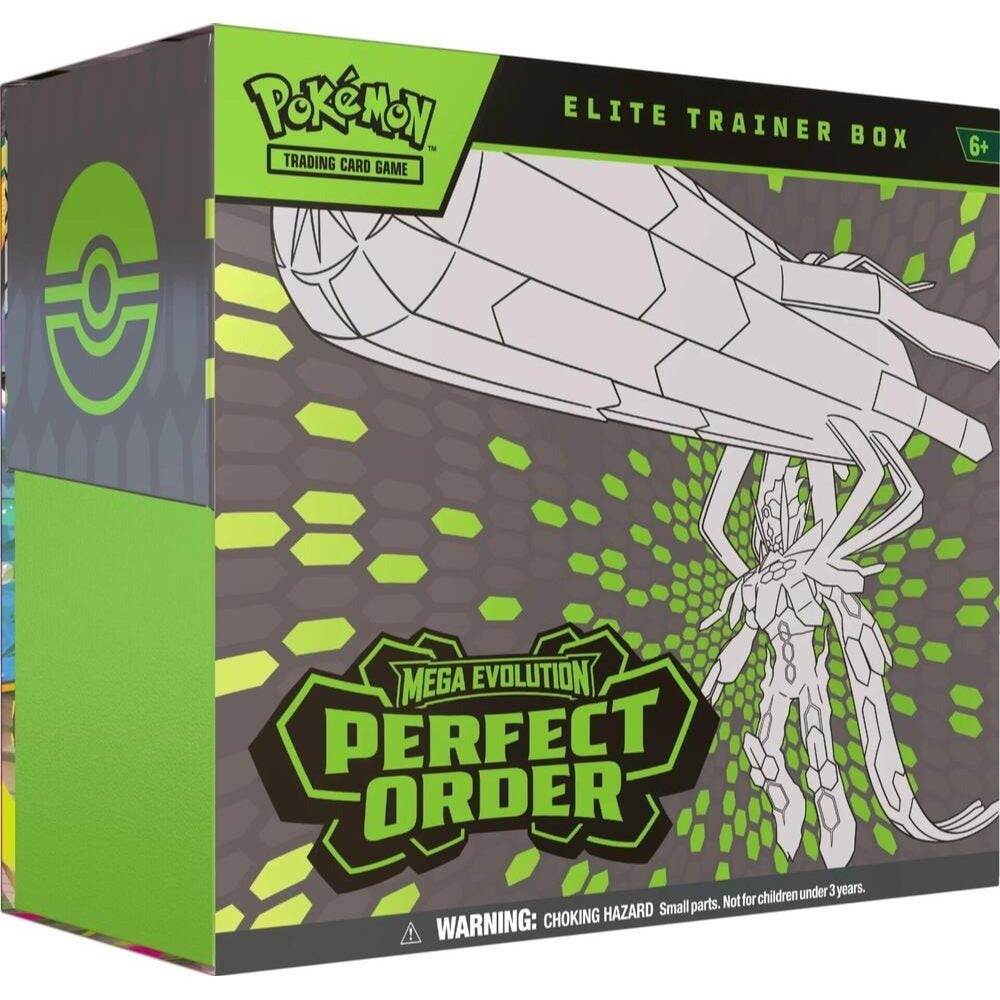 Mega Evolution Perfect Order Elite Trainer Box factory sealed - Order Legend Pokemon TCG artifact