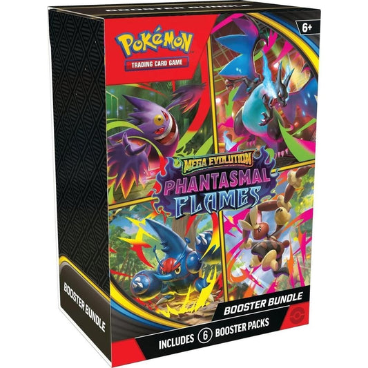 Phantasmal Flames 6-pack booster bundle box - Kanto Domain Pokemon TCG artifact
