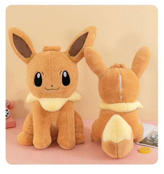 Eevee plushie size comparison 45cm 55cm 75cm - anime pillow collection