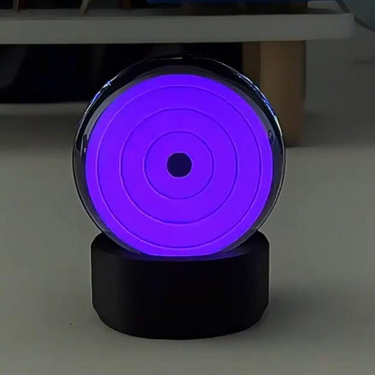 Visual Prowess: Infinite Sharingan Music-Sync Sphere