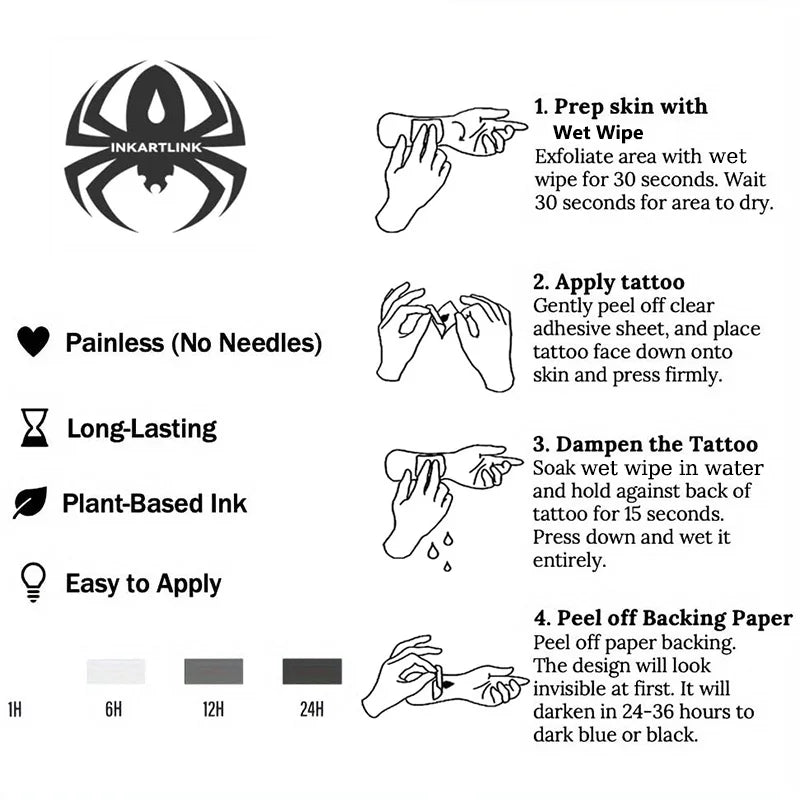 One Piece Portgas D. Ace Semi-Permanent Waterproof Temporary Tattoo