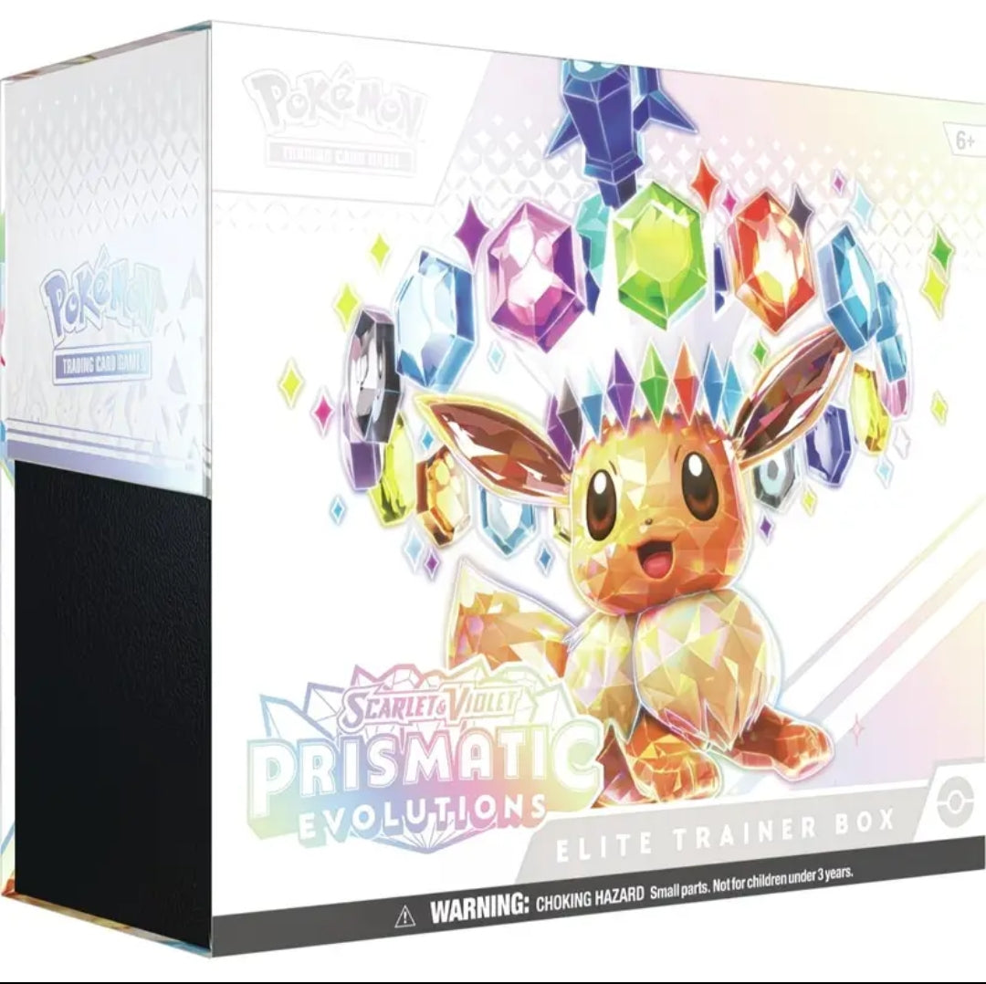Prismatic Evolutions Elite Trainer Box factory sealed - Eevee Legend Pokemon TCG artifact