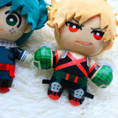My Hero Academia Anime Plush Keychain – 15cm Pro Hero Mascot Bag Pendant
