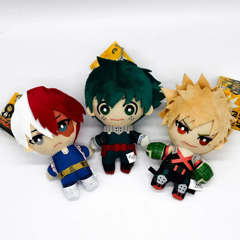 My Hero Academia Anime Plush Keychain – 15cm Pro Hero Mascot Bag Pendant