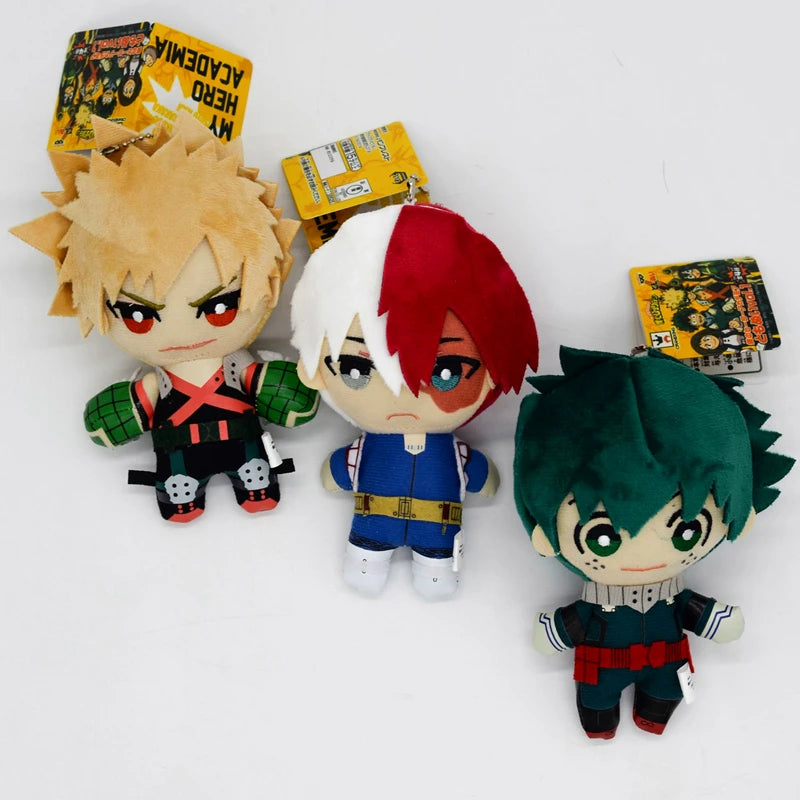 My Hero Academia Anime Plush Keychain – 15cm Pro Hero Mascot Bag Pendant