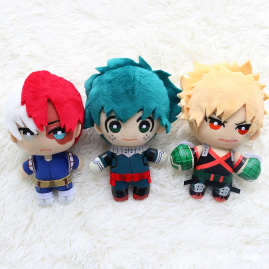 My Hero Academia Anime Plush Keychain – 15cm Pro Hero Mascot Bag Pendant