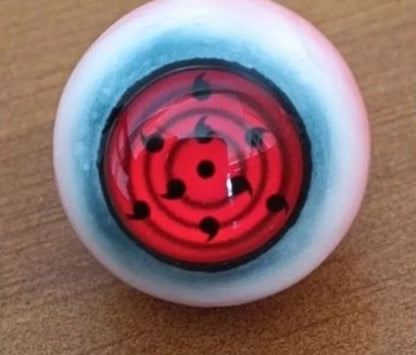 Naruto Sharingan & Rinnegan Eyeball Prop – Realistic Anime Display Sphere