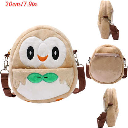 Pokémon Plush Character Shoulder Bags – Kawaii Anime Plushie Crossbody Purses