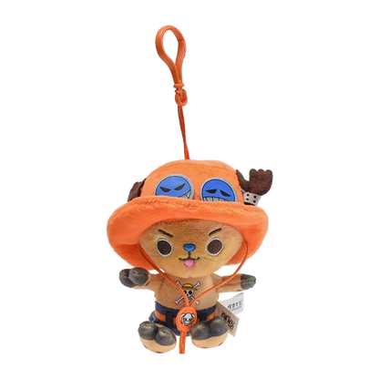 One Piece Plush Backpack Pendant Keychain – Mini Stuffed Anime Charm