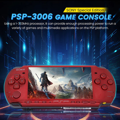 Sony PSP 3000 Handheld Console (PSP-3006) – Retro PlayStation Portable (Refurbished) + Free Games