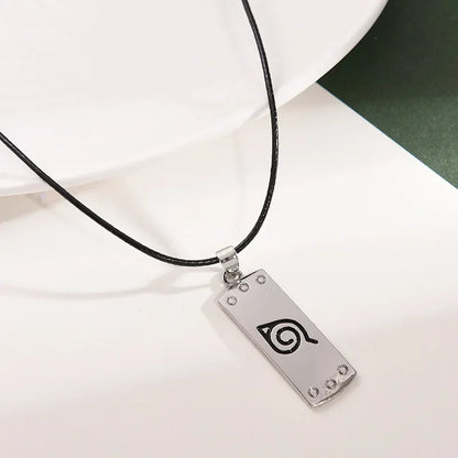 Naruto Akatsuki Red Cloud Necklace – Anime Konoha Pendant & Cosplay Jewelry Collection