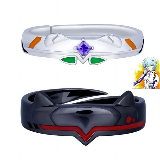 Neon Genesis Evangelion Cosplay Ring – Adjustable Rei Ayanami & Kaworu Jewelry
