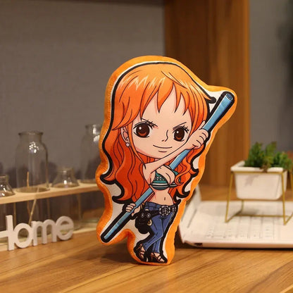 One Piece Kawaii Plush Pillow Cushion Doll – Soft Anime Stuffed Toy