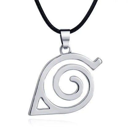 Naruto Akatsuki Red Cloud Necklace – Anime Konoha Pendant & Cosplay Jewelry Collection
