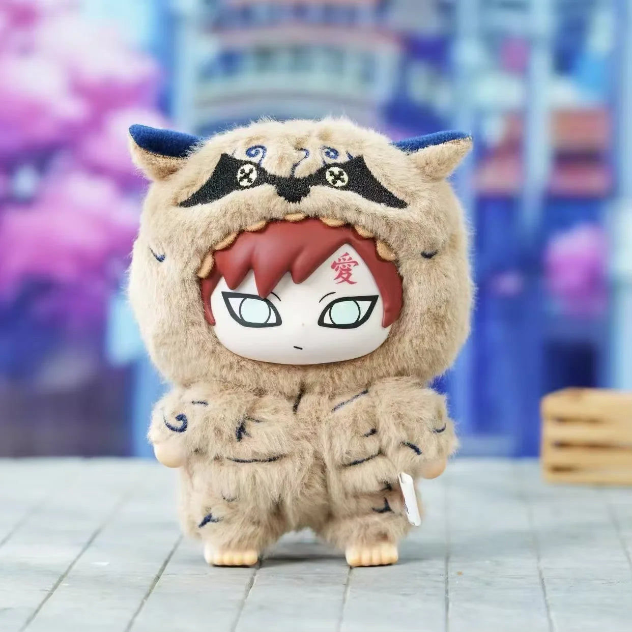 Gaara in Shukaku One-Tails onesie plush pendant - Shinobi Domain Beast Party Series