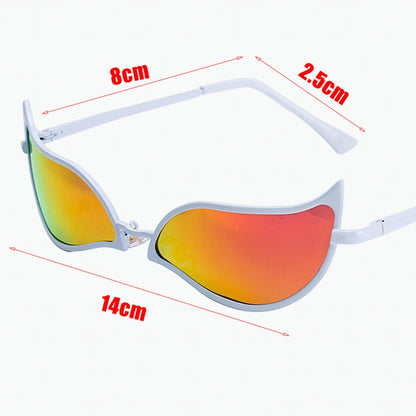 One Piece Donquixote Doflamingo Cosplay Sunglasses – Pointed Cat Eye Anime Glasses