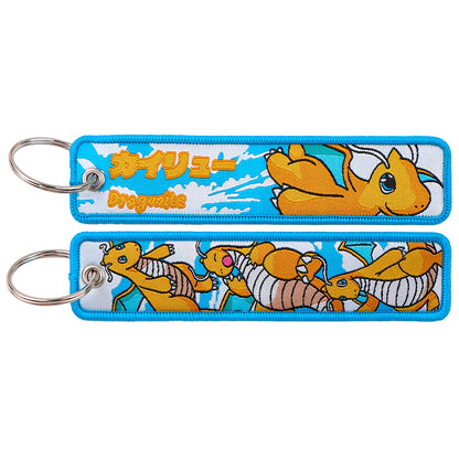 Pokémon Embroidered Double-Sided Jet Tag Keychain