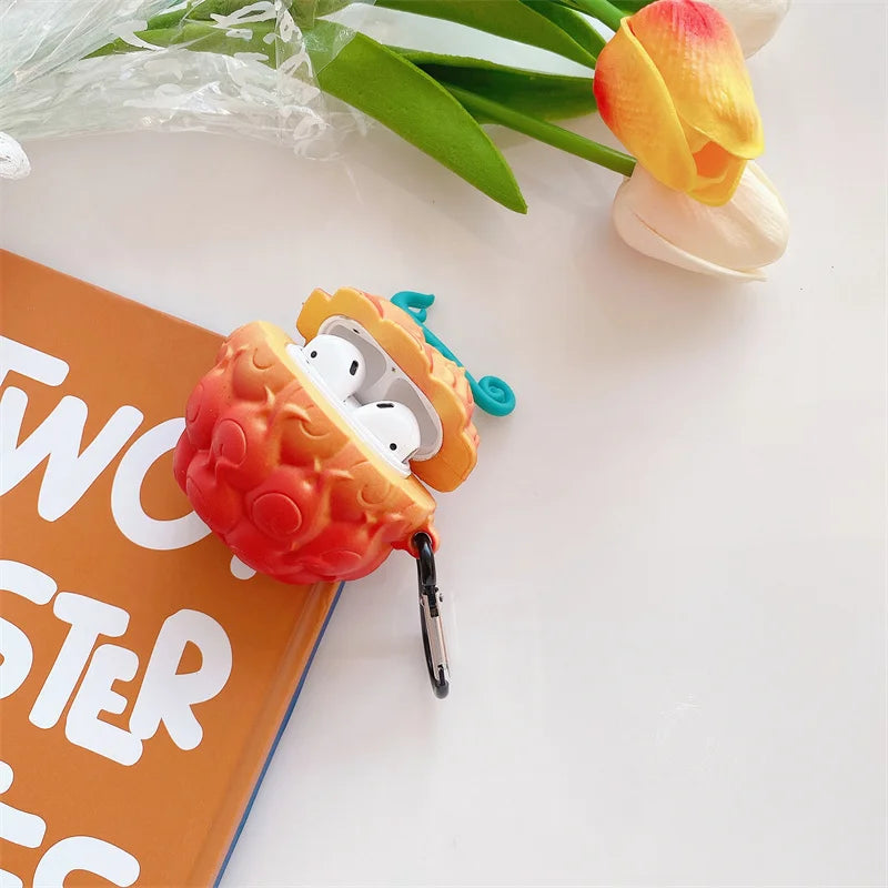 One Piece Devil Fruit Apple AirPods Protective Case