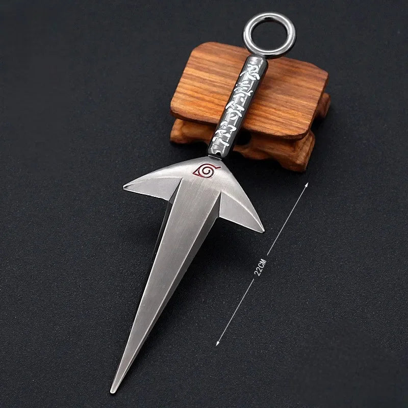 Naruto Minato Flying Thunder God Kunai – Rotatable Metal Ninja Weapon Replica