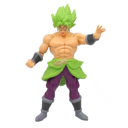 Dragon Ball Z Super Saiyan Action Figures – 18cm Collectible PVC Battle Models (Goku, Vegeta, Broly)