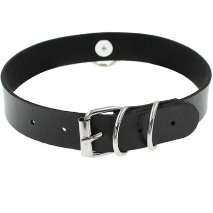 Chainsaw Man Reze Cosplay Choker – PU Leather Pull Ring Pendant Necklace