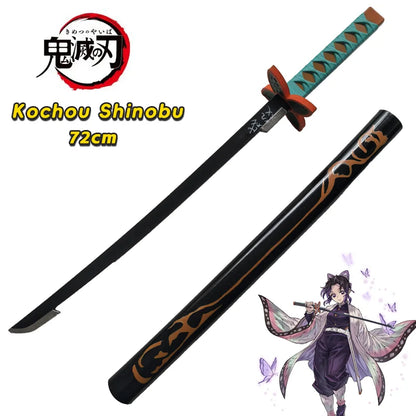 72cm Demon Slayer PU Katana – Safe Anime Cosplay Prop Sword & Replica