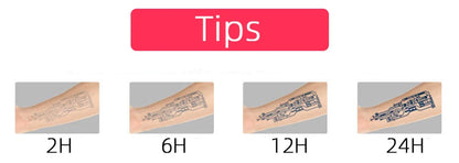 Anime Herbal Temporary Tattoos – Waterproof Long-Lasting Totem Decals