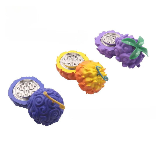 One Piece Devil Fruit Grinder - 3-Layer Zinc Alloy Crusher