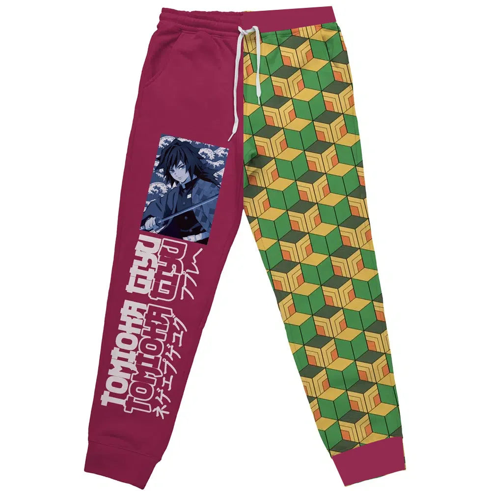 Demon Slayer Anime Jogger Pants & Shorts – Manga-Style 3D Printed Sweatpants