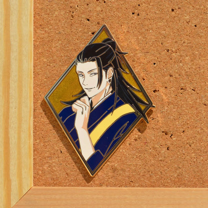 Jujutsu Kaisen Enamel Pin Badge Set – Gojo, Sukuna, Toji & Megumi Brooches