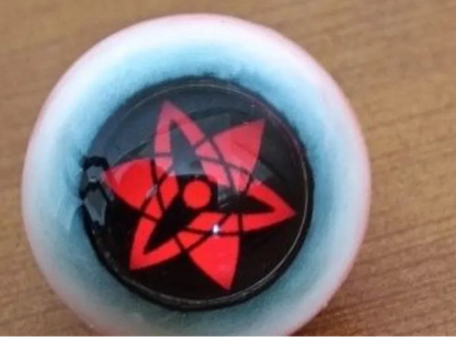 Naruto Sharingan & Rinnegan Eyeball Prop – Realistic Anime Display Sphere