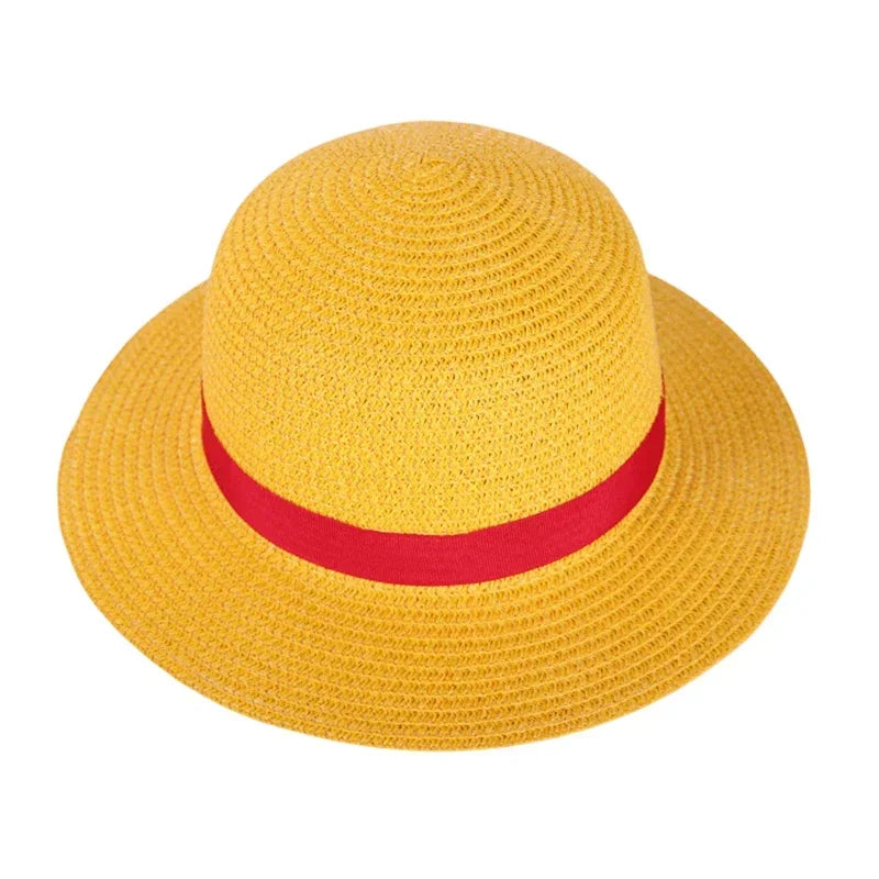 One Piece Luffy Classic Straw Hat – Anime Cosplay Sun Cap & Costume Accessory