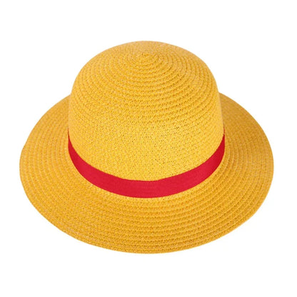 One Piece Luffy Classic Straw Hat – Anime Cosplay Sun Cap & Costume Accessory