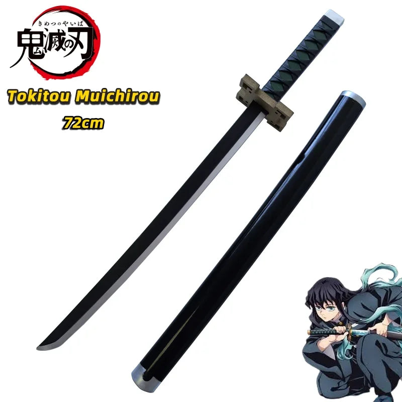 72cm Demon Slayer PU Katana – Safe Anime Cosplay Prop Sword & Replica