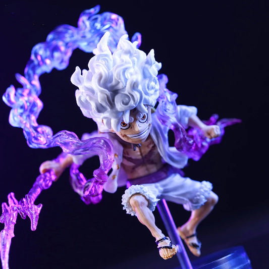 Gear 5 Luffy Sun God Nika 10cm mini statue - Grand Line Domain Joyboy figure