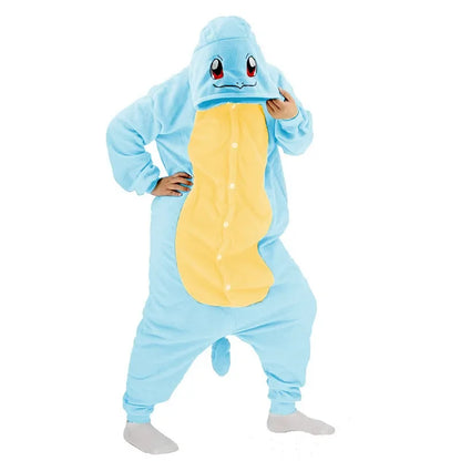 Pokemon Adult Cosplay Kigurumi Onesie – Anime Fleece Pajamas Jumpsuit