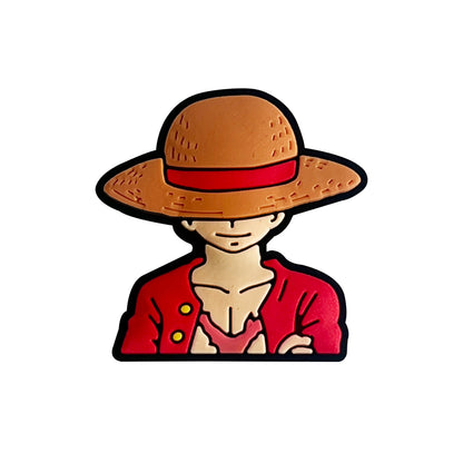 One Piece Anime PVC Clog Shoe Charms – Luffy, Zoro, Chopper & Crew Accessories