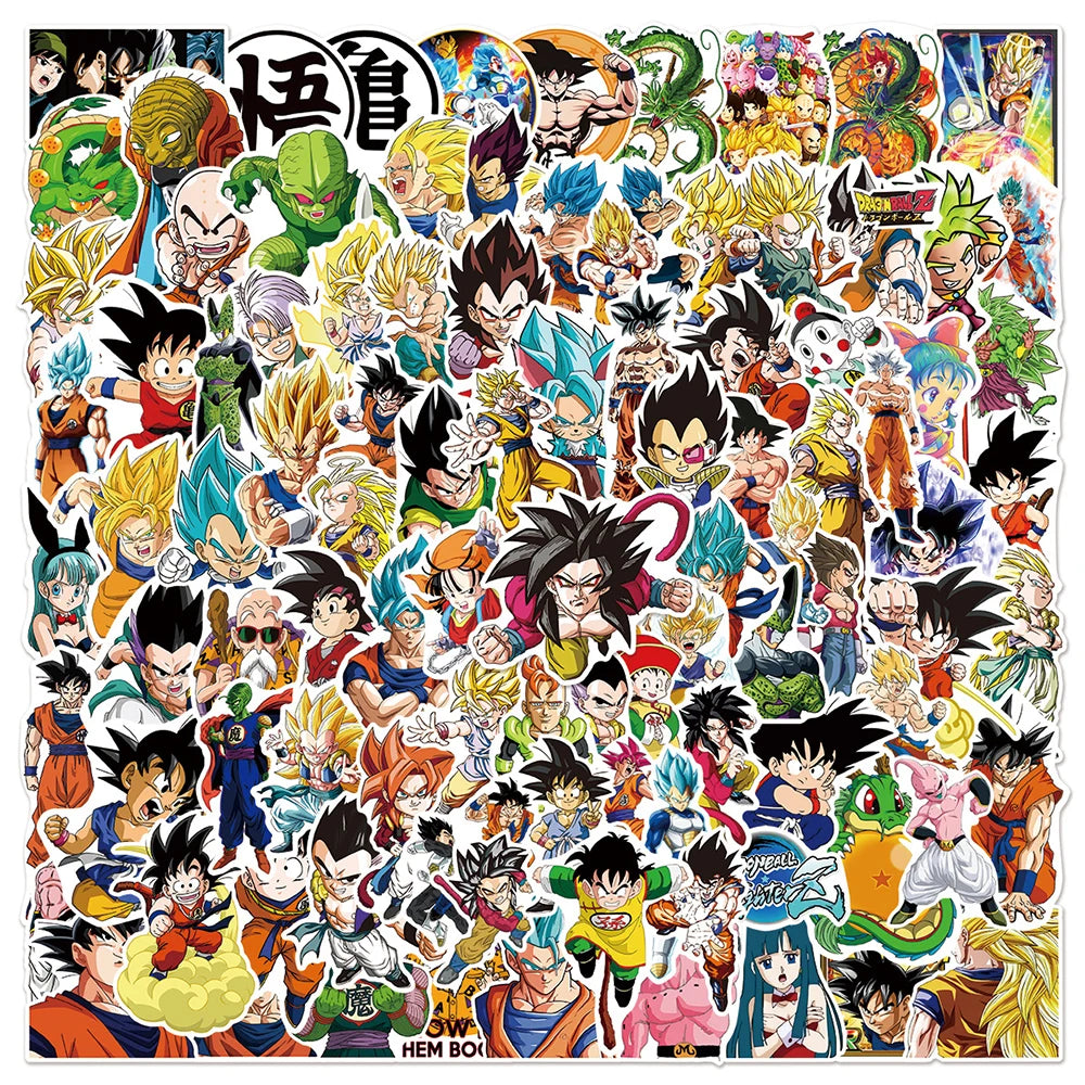 The Saiyan Artifact: Dragon Ball Z Waterproof Sticker Pack