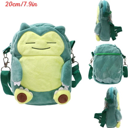 Pokémon Plush Character Shoulder Bags – Kawaii Anime Plushie Crossbody Purses
