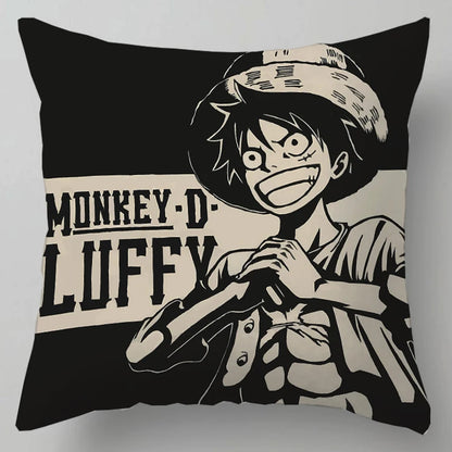 One Piece Anime Plush Square Throw Pillow Cover – 18"x18" (45x45 cm)