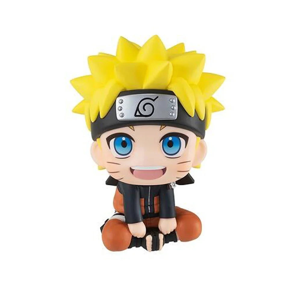 Uzumaki Naruto 9cm mini figure in Sage Mode outfit - iconic shinobi artifact for gaming setups.