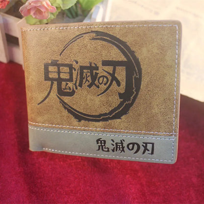 One Piece Bifold Short Wallet – Anime PU Leather Coin Purse & Card Holder
