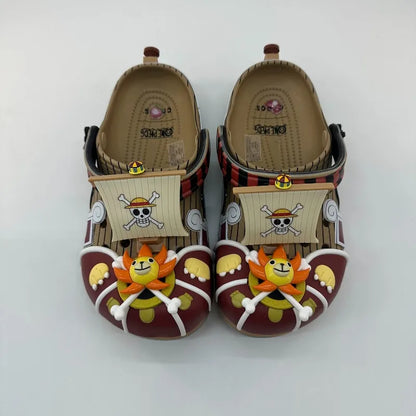 One Piece Luffy Clog Sandals & Non-Slip Slip-On Shoes