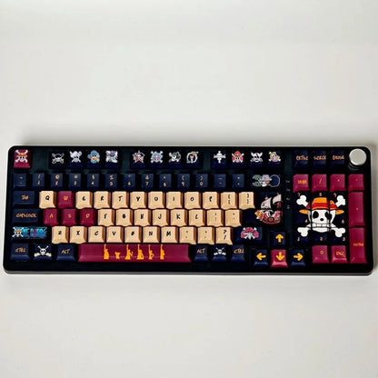 One Piece Luffy PBT Dye-Sublimation Keycap Set – 108 Key Mechanical Keyboard Set