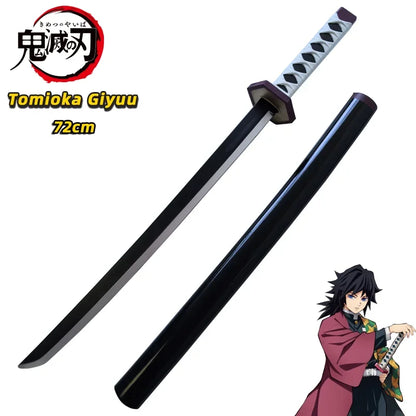 72cm Demon Slayer PU Katana – Safe Anime Cosplay Prop Sword & Replica